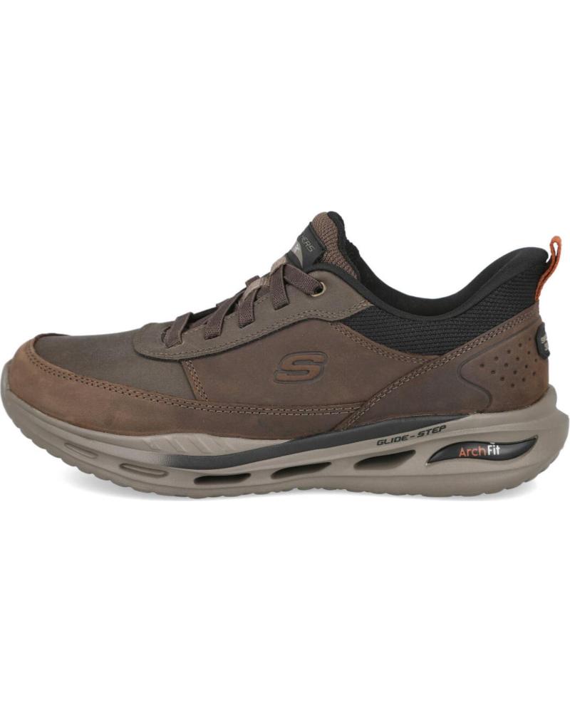 SKECHERS SLIP-INS ARCH FIT ORVAN MOXLEY 210981 CIOCCOLATO CHOCOLATE