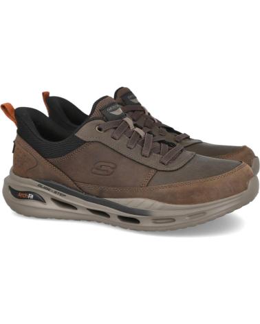 SKECHERS SLIP-INS ARCH FIT ORVAN MOXLEY 210981 CIOCCOLATO CHOCOLATE