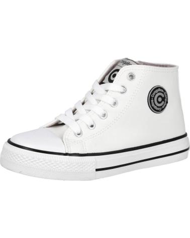 CONGUITOS SNEAKERS ALTE BASIC COSH283115 BIANCHE BLANCO