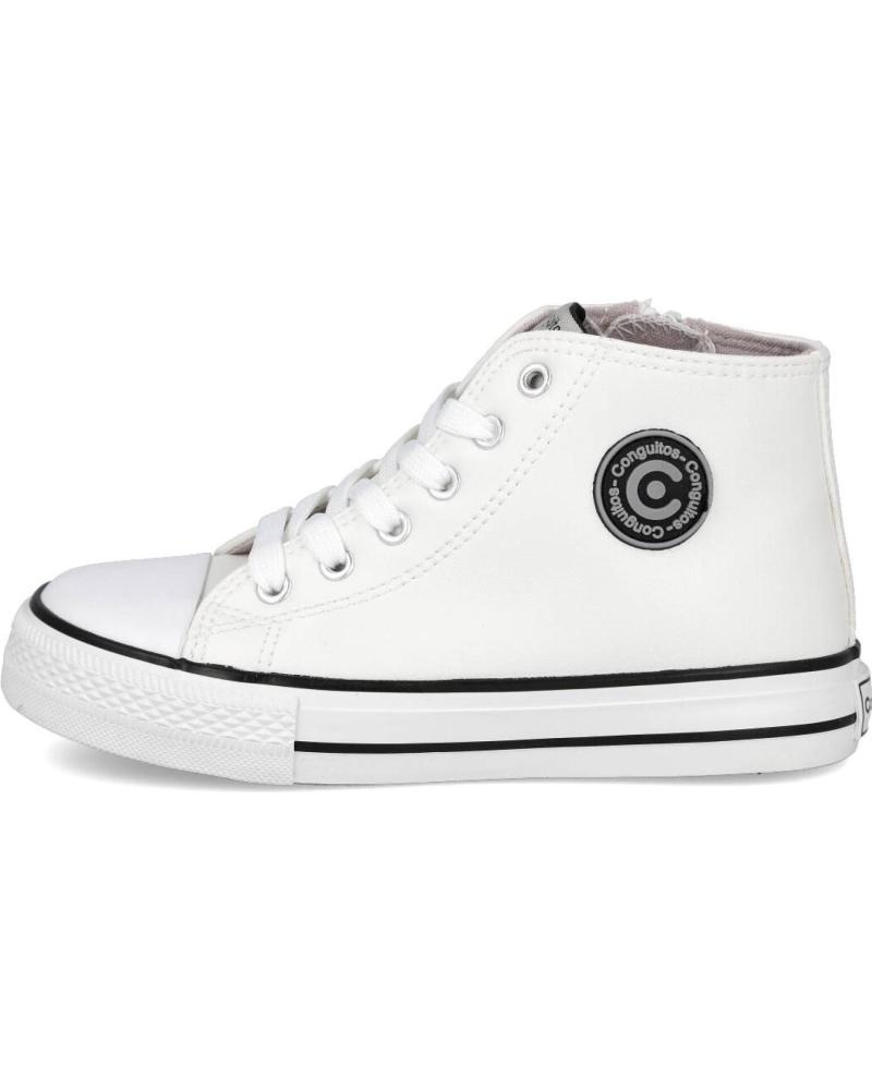 CONGUITOS SNEAKERS ALTE BASIC COSH283115 BIANCHE BLANCO