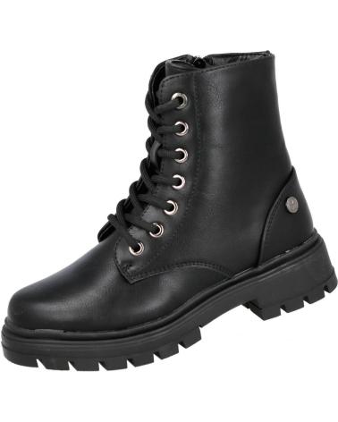 XTI BOTAS EN PARA NINAS NEGRO