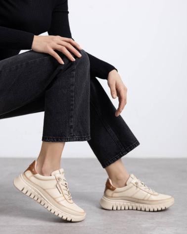 CARMELA DEPORTIVO EN COLOR PARA MUJER BEIG