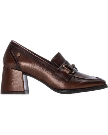 CARMELA 162536 TAUPE HEELED LOAFERS TAUPE