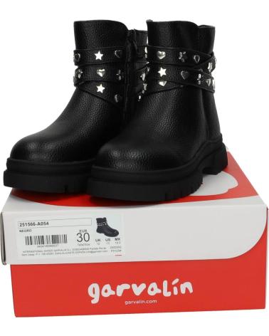 GARVALIN BOTINES PARA CHICA 251566 CINTA ESTRELLAS NEGROA054