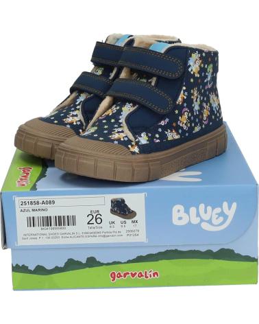 STIVALI GARVALÍN 251858G CON DOPPIO VELCRO STAMPA MARINA AZLMRN