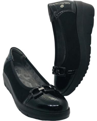 MYSOFT SAPATO DE CUÑA 25M582 PRETO NEGRO
