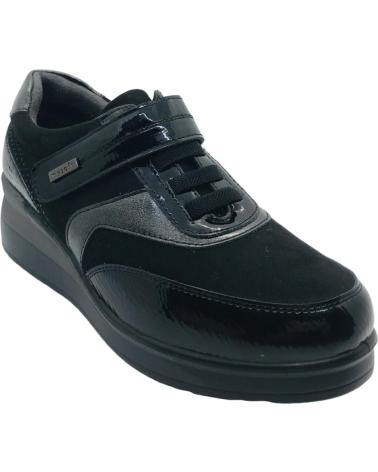 SCARPA COMFORT MYSOFT 25M573 NERA CON CHIUSURA A STRAPPO NEGRO