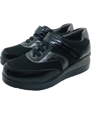SCARPA COMFORT MYSOFT 25M573 NERA CON CHIUSURA A STRAPPO NEGRO