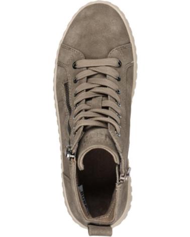 STIVALETTO VEGANO JANA 25264 TORTORA CON ZEPPA E CERNIERA TAUPE