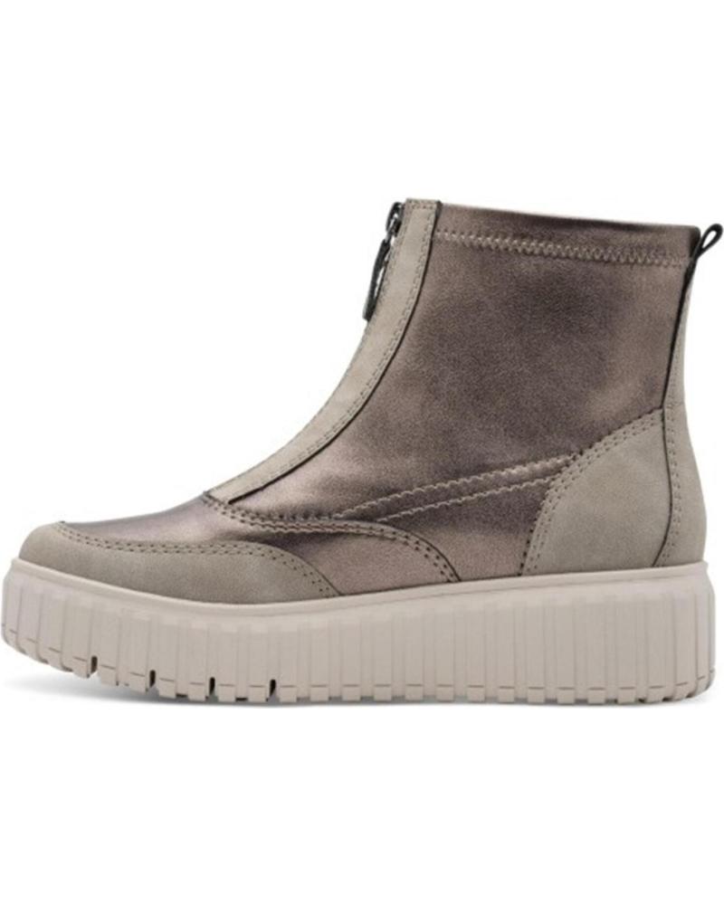 JANA 25468 STIVALETTO VEGANO CON CERNIERA FRONTALE GRIGIA GRIS