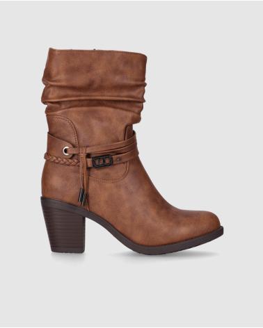 STIVALETTI CHIKA10 KURAZO 41 MARRONE CUOIO CUERO-LG BROWN