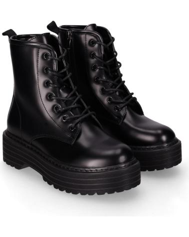 STIVALI CHIKA10 ORLANDO 01FR NERI STILE COMBAT CON ROBUSTA ZEPPA NEGRO-BLACK