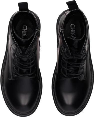 STIVALI CHIKA10 ORLANDO 01FR NERI STILE COMBAT CON ROBUSTA ZEPPA NEGRO-BLACK