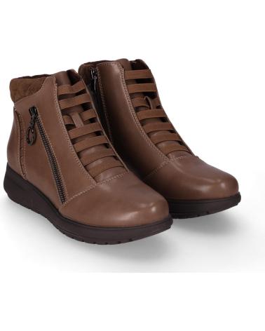 CHIKA10 ESTEPA 16 TAUPE STIEFELETTEN MIT REISSVERSCHLUSS UND DEZENTER PLATEAU-SOHLE TAUPE-TAUPE