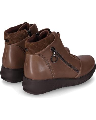 CHIKA10 ESTEPA 16 TAUPE STIEFELETTEN MIT REISSVERSCHLUSS UND DEZENTER PLATEAU-SOHLE TAUPE-TAUPE