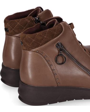 CHIKA10 ESTEPA 16 TAUPE STIEFELETTEN MIT REISSVERSCHLUSS UND DEZENTER PLATEAU-SOHLE TAUPE-TAUPE