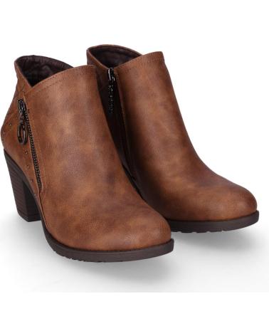 BOTIM CHIKA10 KURAZO 40 EM COURO MARROM CLARO CUERO-LG BROWN