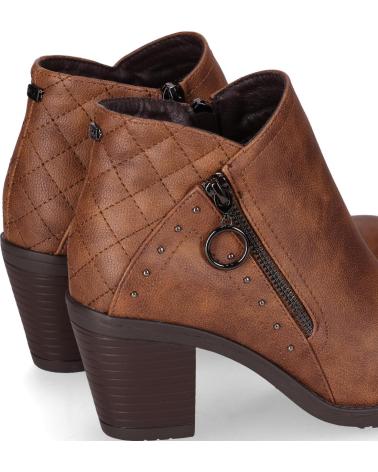 BOTIM CHIKA10 KURAZO 40 EM COURO MARROM CLARO CUERO-LG BROWN