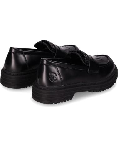CHIKA10 HOLANDA 25 - MOCASINES NEGROS CON BORLAS NEGRO-BLACK