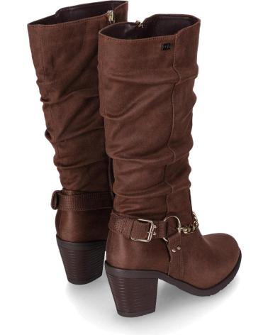 STIVALI ALTI CHIKA10 KURAZO 36N MARRONI CON CATENA E FIBBIE MARRON-BROWN