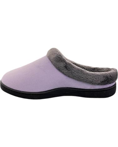 PLUMAFLEX PANTOFOLE CASA 12230 HOLLAND SENZA TACCO LILLA CON RICAMO PIUMA MORADO