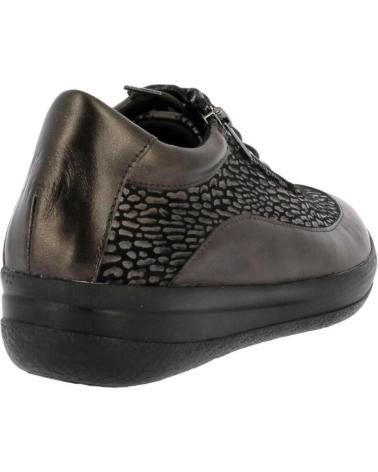 D`CUTILLAS CASUAL LEATHER SHOES 50754 ANIMAL PRINT BROWN MARRóN