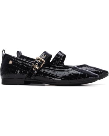 CARMELA 162562 SCHWARZ LACK MIT GOLDENER SCHNALLE NEGRO