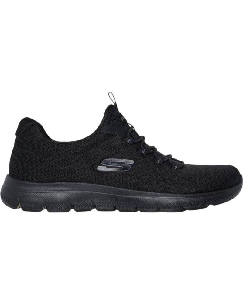 SKECHERS - ZAPATILLAS NEGRAS PARA MUJER - SUMMITS NEGRO