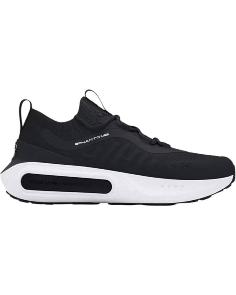 UNDER ARMOUR - ZAPATILLAS NEGRAS PARA NINO - PHANTOM 4 NEGRO