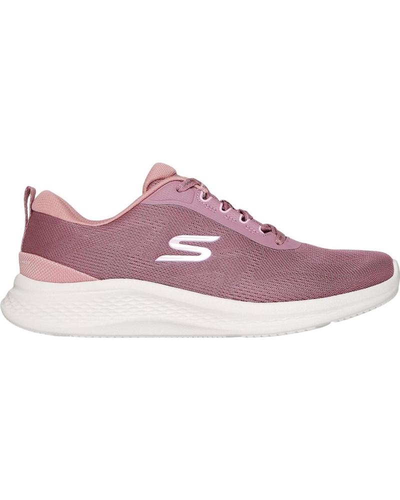 SKECHERS LITE PRO 150620 - TÊNIS ESPORTIVOS ROSA BORDÔ BURDEO
