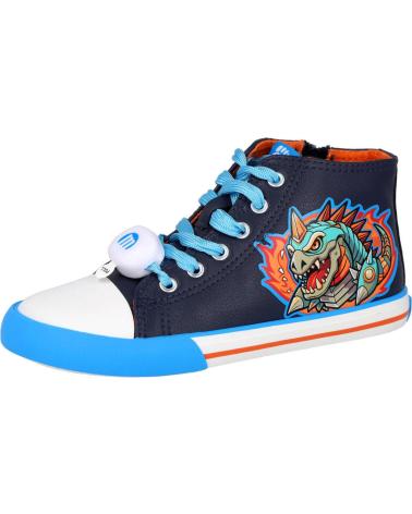 MTNG USAIN 49335-C49439 BASKETS MONTANTES ENFANT BLEU DINOSAURE AZUL