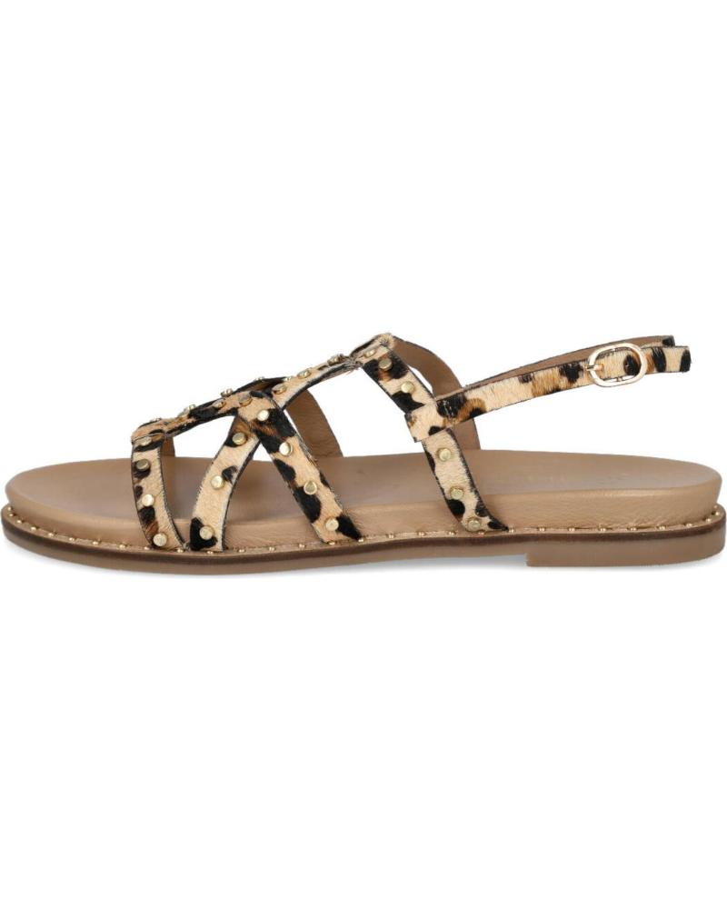 L&R SHOES CARMELA 162392 SANDALIAS PLANAS MUJER LEOPARDO