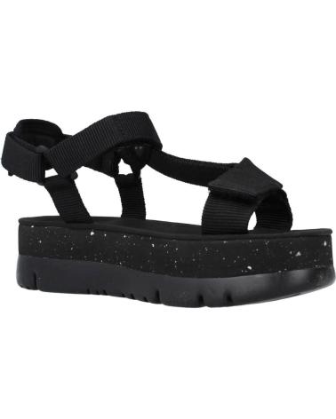 CAMPER SANDALIAS MUJER MODELO 004 ORUGA COLOR  NEGRO