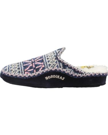 NORDIKAS ZAPATILLAS DE CASA TEIDE PARA MUJER - AZUL AZUL