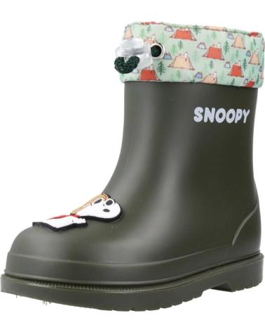 BOTAS DE AGUA IGOR W10277 VERDE KAKI SNOOPY KAKI