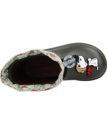 BOTAS DE AGUA IGOR W10277 VERDE KAKI SNOOPY KAKI
