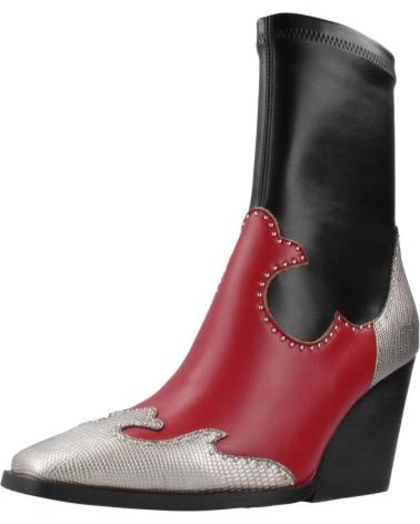 NOA HARMON BOTINES MUJER MODELO DENVER COLOR ROJO NGOROJ
