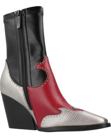 NOA HARMON BOTINES MUJER MODELO DENVER COLOR ROJO NGOROJ