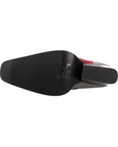 NOA HARMON BOTINES MUJER MODELO DENVER COLOR ROJO NGOROJ