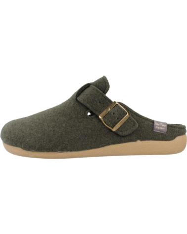 TONI PONS NORTON FP KHAKI GREEN HOME SLIPPERS CAQUI