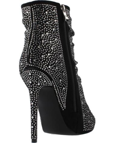 BOTINS DE SALTO ALTO EXE P234A D958E COM BRILHOS PRETOS BLACK