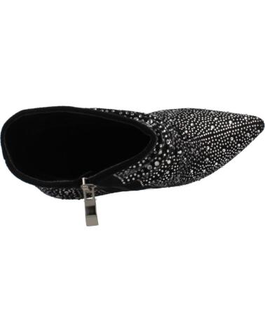 BOTINS DE SALTO ALTO EXE P234A D958E COM BRILHOS PRETOS BLACK