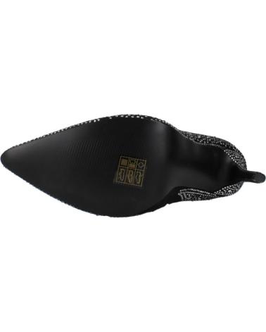 BOTINS DE SALTO ALTO EXE P234A D958E COM BRILHOS PRETOS BLACK