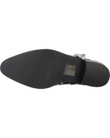 BOTTINES BEFREE MILAN 018E NOIRES AVEC CLOUS ET BOUCLES MÉTALLIQUES BLACK