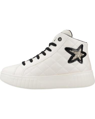 SAPATILHAS ALTAS GEOX J MIKIROSHI BRANCAS C1M9B C1M9B