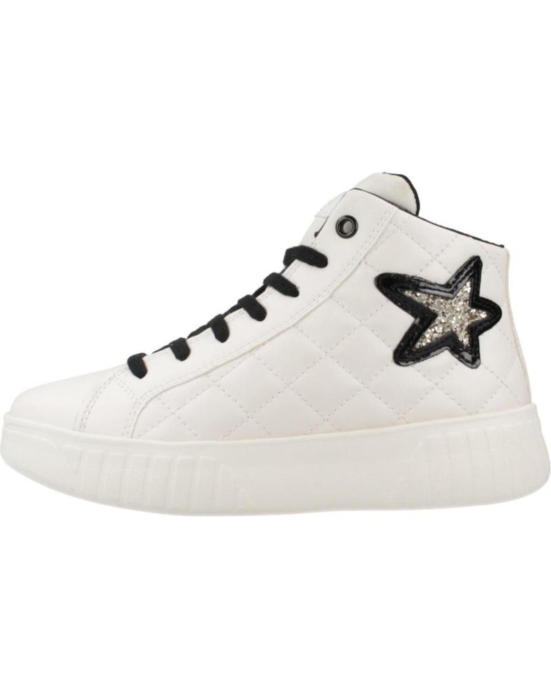 SAPATILHAS ALTAS GEOX J MIKIROSHI BRANCAS C1M9B C1M9B