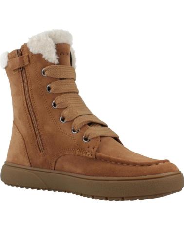 GEOX J THELEVEN J46HYC C6627 GIRLS' BOOTS WHISKEY BROWN WHISKY