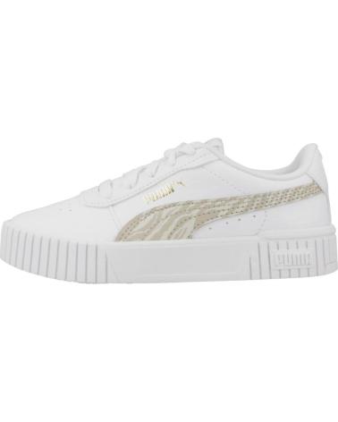 Deportivas De Niña PUMA ZAPATILLAS CARINA 2 0 ZEBRA PS PARA NINAS EN COLOR  BLANCO