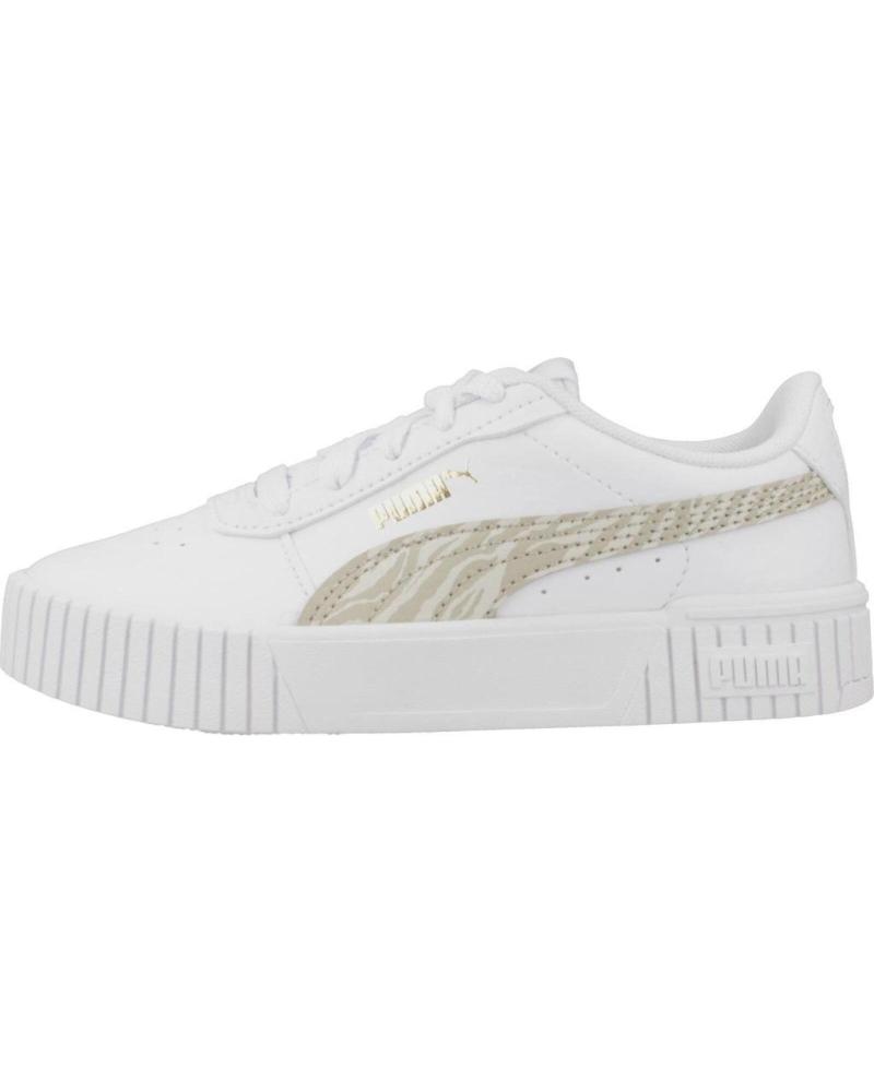 Deportivas De Niña PUMA ZAPATILLAS CARINA 2 0 ZEBRA PS PARA NINAS EN COLOR  BLANCO