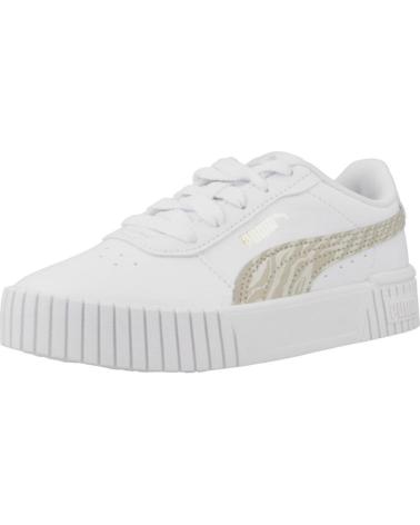 Deportivas De Niña PUMA ZAPATILLAS CARINA 2 0 ZEBRA PS PARA NINAS EN COLOR  BLANCO